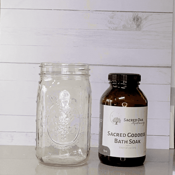 How to Use Sacred Goddess Bath Soak by Sacred Oak Apothecary