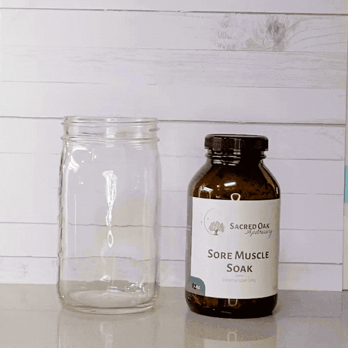 How to Use Sore Muscle Soak by Sacred Oak Apothecary