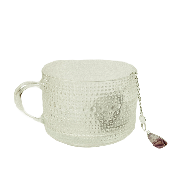 Amethyst Crystal Point Tea Infuser