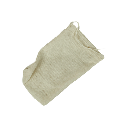 Cotton Muslin Bag, Unbleached